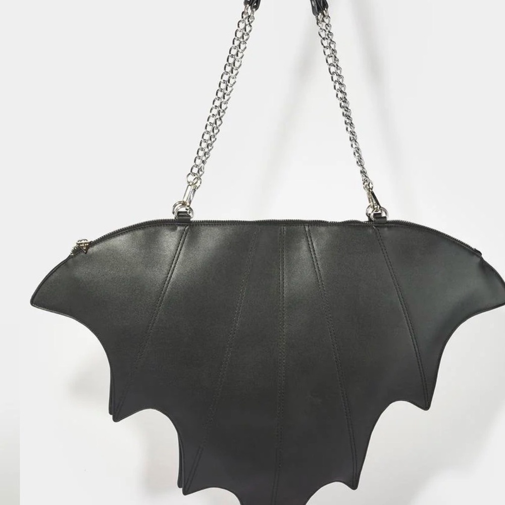 Black Bat-Shaped Women’s Bag